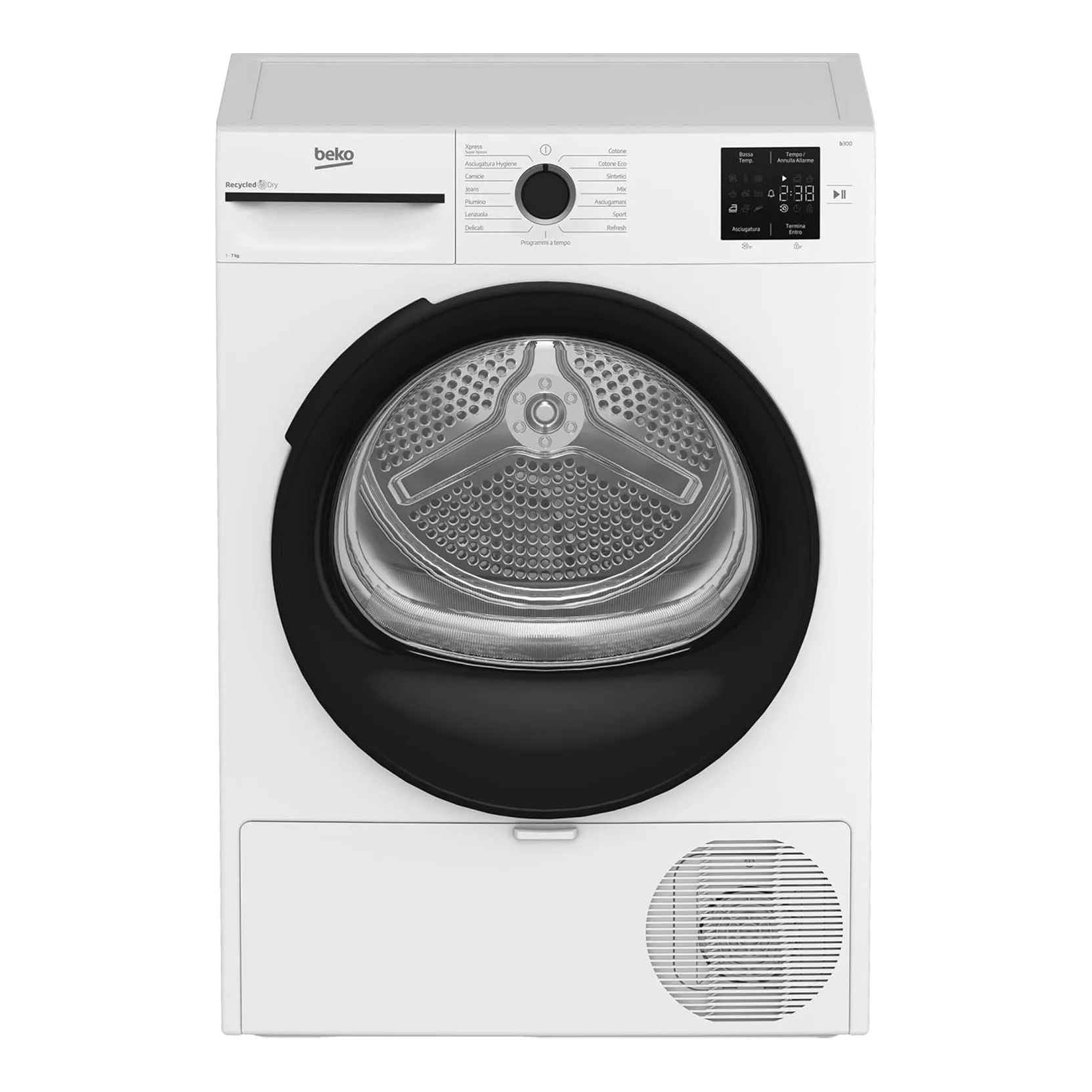 Beko asciugatrice BMTEP73EB 7 kg a pompa di calore bianco